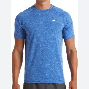 Nike Dri-FIT UV Men’s Swim Tee | Heather Blue | Size XXL | NWT